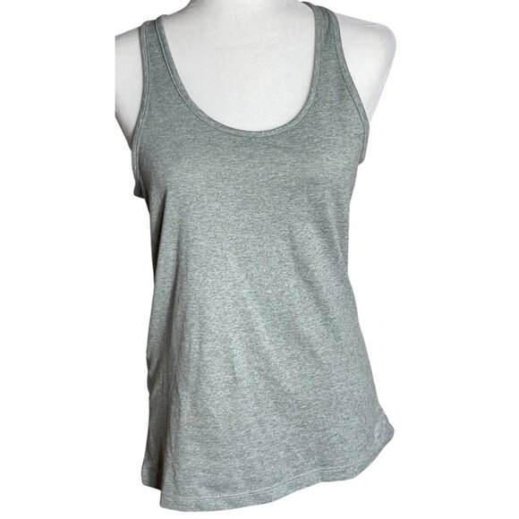 Nike Dri-Fit Tank Top Gray Athletic Activewear Fitness Racerback Gym Womens M - Picture 1 of 8